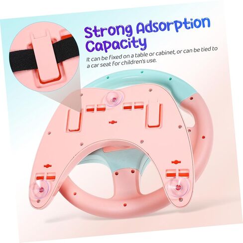 Homoyoyo Steering Wheel for Driving Simulator with Lights and Sounds Realistic Steering Wheel for Pretend in Saudi Arabia