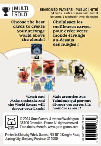 عالم غريب - فوق السحاب | لعبة بطاقة الرسم الخيالية للأطفال والكبار | اجمع فرقًا من المخلوقات الغامضة في الكون السماوي | لعبة استراتيجية سريعة | الأعمار 10+ | 1-4 لاعبين | 20 دقيقة in Kuwait