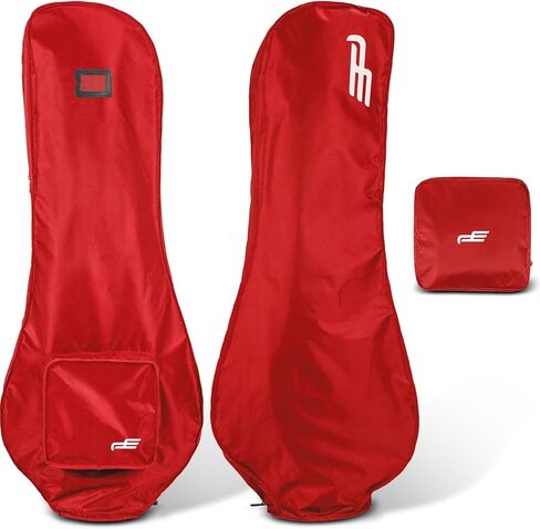 غطاء مطر لحقيبة الجولف للسفر، غطاء مقاوم للماء من البولي فينيل كلوريد 300D لحقيبة نادي الجولف، متين، خفيف الوزن وسهل المناورة in Kuwait