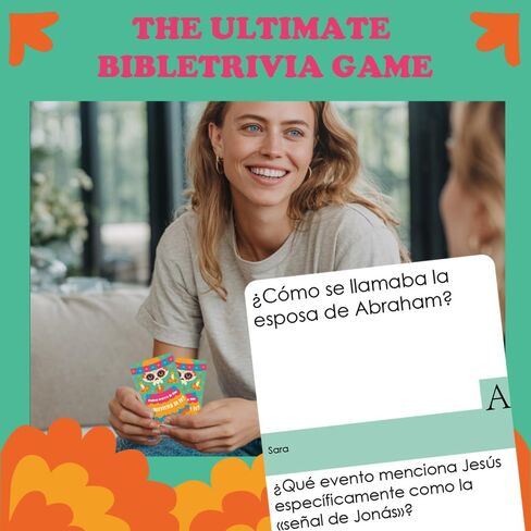 Spanish Bible Trivia Game: Catholic Christian Religious Educational Family Game for Home & Church - Inspiring Gift for Believers​ in Saudi Arabia