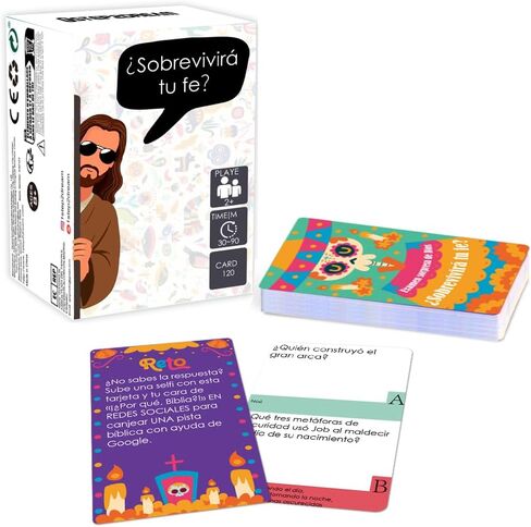 Spanish Bible Trivia Game: Catholic Christian Religious Educational Family Game for Home & Church - Inspiring Gift for Believers​ in Saudi Arabia