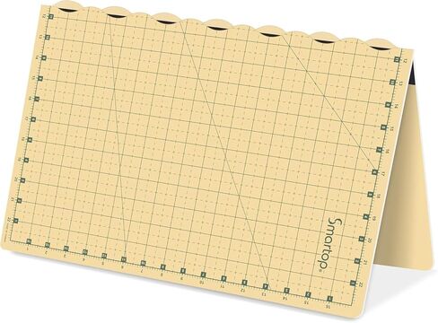 بساط قطع قابل للطي ذاتي الشفاء من SMARTOP مقاس 60.96 سم × 45.72 سم، غير قابل للانزلاق وغير عاكس، رائع للحرف اليدوية واللحف والخياطة وسجلات القصاصات أصفر مولاندي (أصفر مولاندي) in Saudi Arabia