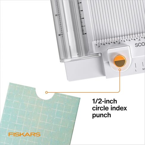 لوحة قياس وقياس 12 بوصة من Fiskars، نظام TripleTrack، سطح تسجيل متكامل، تصميم قابل للطي للحرف اليدوية والسفر in Saudi Arabia
