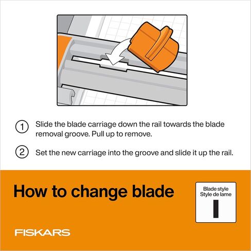 لوحة قياس وقياس 12 بوصة من Fiskars، نظام TripleTrack، سطح تسجيل متكامل، تصميم قابل للطي للحرف اليدوية والسفر in Saudi Arabia
