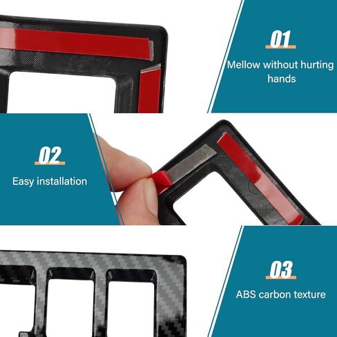 INTGET Car Headlight Adjust Button Cover for 2020 2021 2022 2023 2024 2025 Subaru Outback Accessories/Subaru Legacy Accessories Carbon Fiber Dashboard Side Adjust Button Trim Cover for 2025 Outback in Saudi Arabia