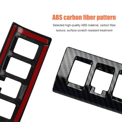 INTGET Car Headlight Adjust Button Cover for 2020 2021 2022 2023 2024 2025 Subaru Outback Accessories/Subaru Legacy Accessories Carbon Fiber Dashboard Side Adjust Button Trim Cover for 2025 Outback in Saudi Arabia