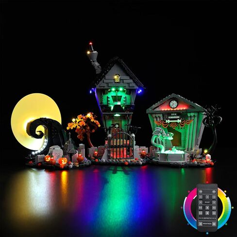 Kyglaring LED Lighting Kit for Lego Tim Burton's The Nightmare Before Christmas Model Set, Compatible with Lego 21351 (Lego Sets Not Included) in Saudi Arabia