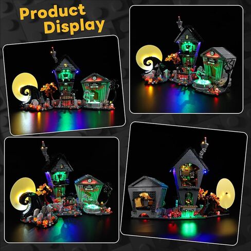 Kyglaring LED Lighting Kit for Lego Tim Burton's The Nightmare Before Christmas Model Set, Compatible with Lego 21351 (Lego Sets Not Included) in Saudi Arabia