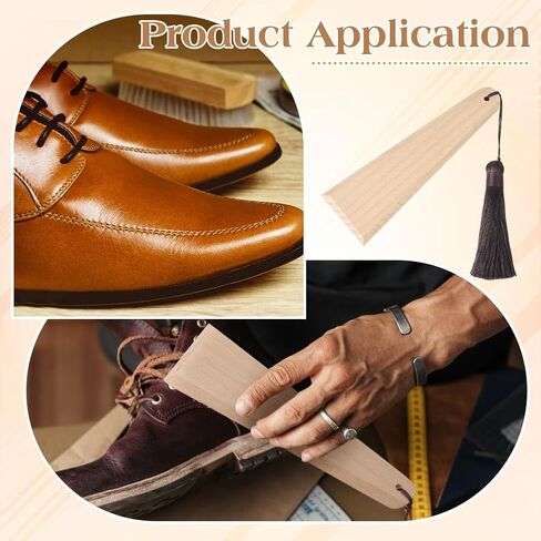 BENECREAT 3Pcs Wooden Wax Pressing Tool, Beech Wood Leather Zipper Smoother 5.5" Triangle Canvas Wax Applicator for Boots Stitching Seam Maintenance in Saudi Arabia