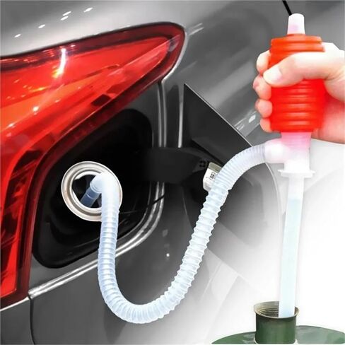 Car truck manual pump fuel gasoline transfer suction cup manual fuel pump siphon water suction fuel transfer pump funnel in Saudi Arabia