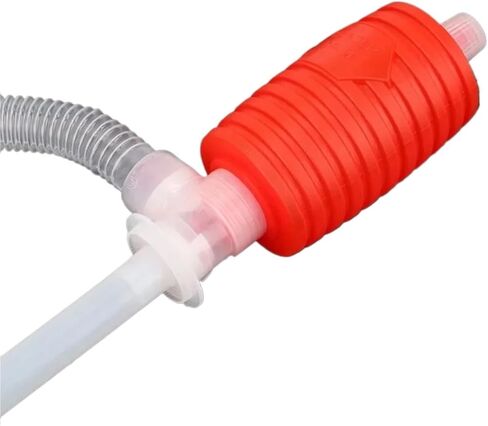 Car truck manual pump fuel gasoline transfer suction cup manual fuel pump siphon water suction fuel transfer pump funnel in Saudi Arabia