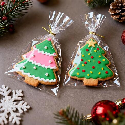 Cellophane Treat Bags, 4x6 Inches Cellophane Bags With Twist Ties,100 Pcs in Kuwait