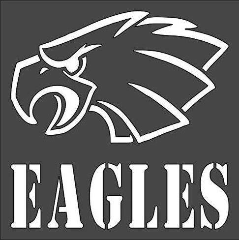 1 PCS Custom Cut Stencil Eagles Crafts, Arts, Scrapbooking - Painting on The Wall, Wood, Glass and Other in Saudi Arabia
