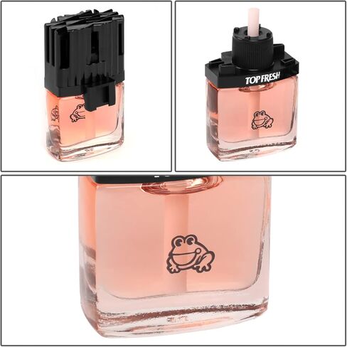 مشبك تنفيس معطر الهواء الطبيعي المنعش لغرفة السيارة من أوتو ديناستي تري فروج، رائحة زهر الكرز ساكورا، 0.3 أونصة سائلة in Saudi Arabia