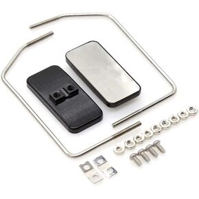 مرآة الرؤية الخلفية المعدنية لسيارة 1/10 RC الزاحفة Traxxas TRX4 D90 SCX10 1/14 Tamiya Truck Scania Man الجهات الفاعلة ترقية أجزاء in Kuwait