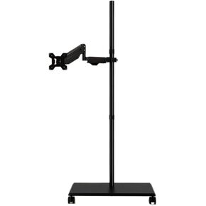 حامل شاشة قائم على الأرض مع ناتئ هوائي، ارتفاع قابل للتعديل (17-32 بوصة) in Kuwait