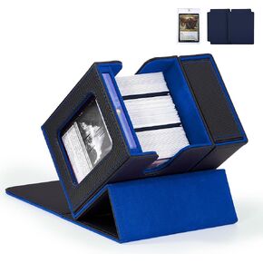 صندوق بطاقات التداول Marsguard مع شاشة عرض القائد، تخزين 5 في 1 MTG يحمل أكثر من 400 بطاقة مزدوجة الأكمام، 4 صناديق سطح وصينية النرد متضمنة، يناسب MTG، TCG، PTCG والبطاقات الرياضية in Saudi Arabia