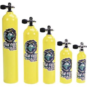 Catalina Pony Bottle Tanks, Yellow with Pro Valve in Kuwait