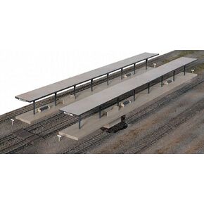 مجموعة Walthers Cornerstone Series Kit ملاجئ منصة المحطة على طراز الفراشة بمقياس HO in Kuwait