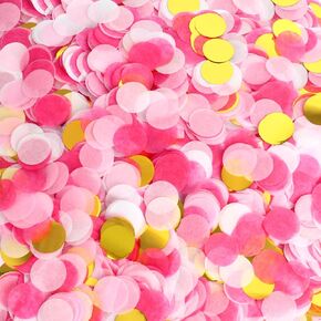 rykomo 10000 قطعة 1 بوصة مناديل ورقية مستديرة، متعددة الألوان مناديل ورقية قصاصات ورق قوس قزح دوائر مناديل ورقية للفنون الحرفية DIY سكرابوكينغ عيد ميلاد حزب مهرجان الأنسجة in Kuwait