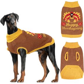 الشكر محبوك الكلب الياقة المدورة سترة الكلب البلوزات تركيا الدافئة السترة بلا أكمام مع ثقب المقود لجرو هزلي يوركشاير تشيهواهوا الصلصال (L) in Kuwait