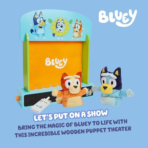 Bluey Creation Station – 100 Piece Wooden Creation Station Ideal for Coloring and Drawing – FSC Certified for Children 3 Years and Up in Saudi Arabia