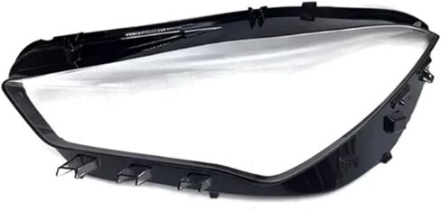 متوافق مع مرسيدس بنز CLA W118 2020 2021 2022 2023 ملحقات السيارات المصابيح الأمامية غطاء زجاجي شفاف عاكس الضوء قبعات قذيفة (1 قطعة اليسار) in Saudi Arabia