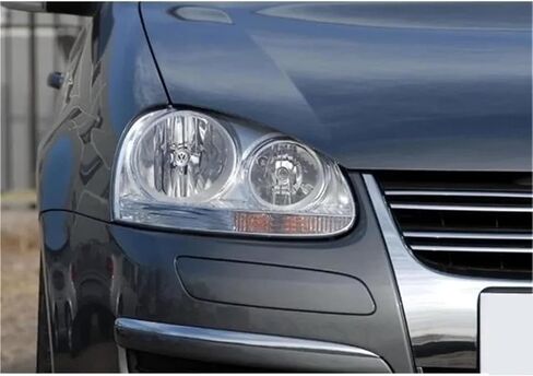 غطاء عدسة المصباح الأمامي متوافق مع VW GOLF 5 MK5 2005 2006 2007 2008 2009 أضواء السيارة المصباح رئيس غطاء المصباح استبدال عدسة المصباح الأمامي (1 قطعة يمين) in Saudi Arabia