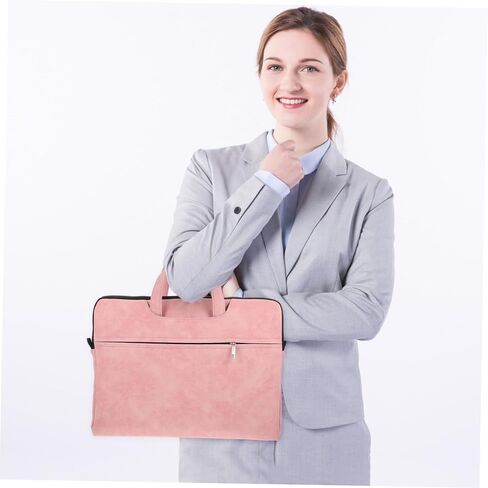 حقيبة كتف للكمبيوتر المحمول من DOITOOL قطعة واحدة مضادة للصدمات للنساء، تصميم بسيط وبطانة ممتازة مناسبة للأعمال المكتبية والأنشطة الترفيهية in Kuwait