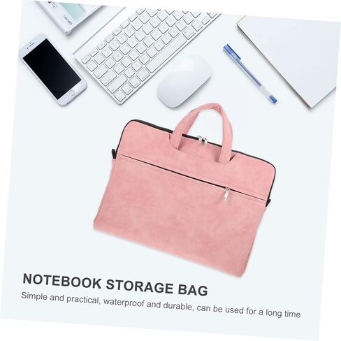 حقيبة كتف للكمبيوتر المحمول من DOITOOL قطعة واحدة مضادة للصدمات للنساء، تصميم بسيط وبطانة ممتازة مناسبة للأعمال المكتبية والأنشطة الترفيهية in Kuwait