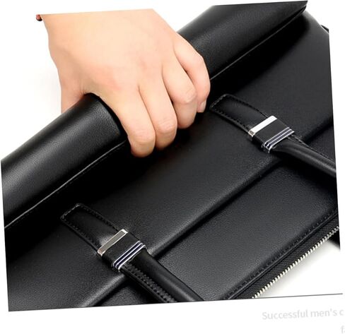 DOITOOL للرجال حقيبة من جلد البقر حقيبة لابتوب للأعمال حقيبة كتف رسول متينة تصميم أنيق عبر الجسم للسفر in Kuwait