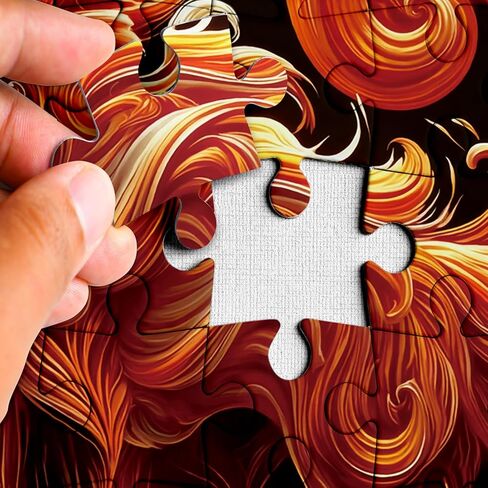 Colorful Lion King Flower Jigsaw Puzzle 1000 Piece for Adult, Art Rainbow Animal Funny Jigsaw Puzzles, Nature Cool Aesthetic Puzzle in Kuwait