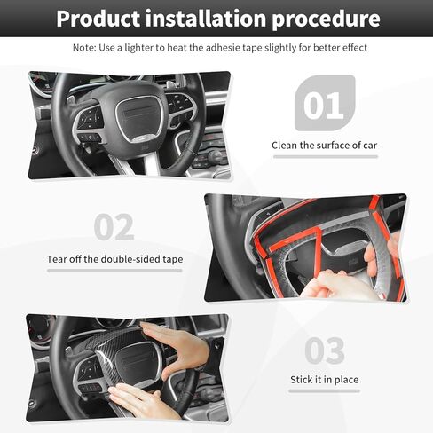 توافق إطار زر التحكم المركزي من CheroCar مع الملحقات الداخلية لشاحن دودج تشالنجر دورانجو 2015-2025 in Saudi Arabia