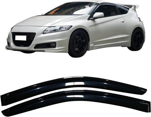 شريط IKON MOTORSPORTS على واقي النافذة الخارجي، متوافق مع 2011-2016 Honda CR-Z، عاكس أكريليك نحيف ملون in Saudi Arabia