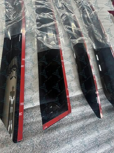 YW AUTO Out Channel Ventvisor/نافذة منحرفة/نافذة حاجب | يناسب 2011-2016 كيا بيكانتو مورنينج، 4 قطع. in Saudi Arabia
