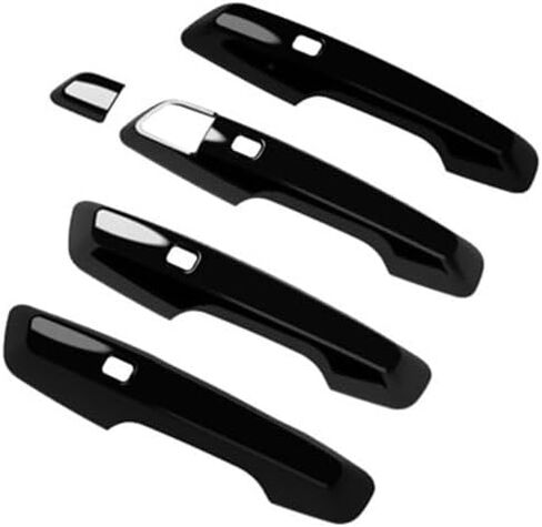 Toworldit ABS Exterior Outer Door Pull Handle Protective Cover Trim Compatible with Chevrolet Traverse 2024+ (Black) in Saudi Arabia
