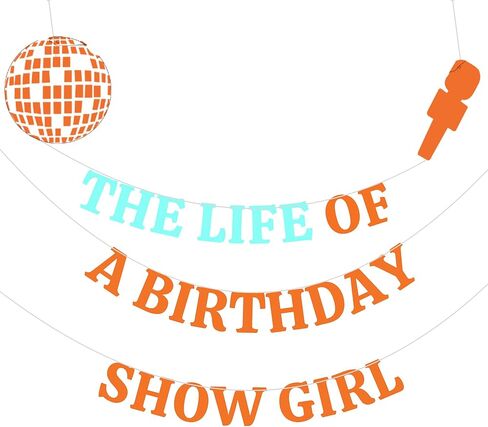 The Life of A Birthday Party Decor - Showgirl Upgraded Multifuncional Banner Happy Birthday Party Decorations, In My Era Decoration Themed Party Decor Stuffed Merch Girls Favors in Saudi Arabia
