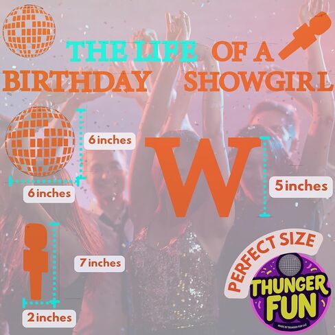 The Life of A Birthday Party Decor - Showgirl Upgraded Multifuncional Banner Happy Birthday Party Decorations, In My Era Decoration Themed Party Decor Stuffed Merch Girls Favors in Saudi Arabia