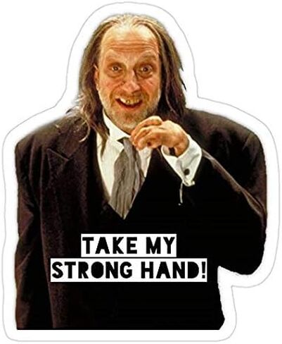 Scary Movie Hanson - Strong Hand, Scary Movie 2 Decal Sticker - Sticker Graphic - Auto, Wall, Laptop, Cell, Truck Sticker for Windows, Cars, Trucks in Saudi Arabia
