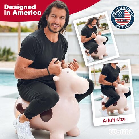 WALIKI Huge Bouncy Horse Hopper | Benny for Larger Kids and Even Adults | Bull Riding Hoppy Horse | X-Large in Kuwait