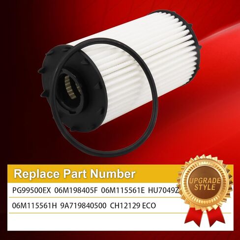استبدال فلتر الزيت PG99500EX 06M198405F 06M115561E 06M115561H 9A719840500 HU7049Z متوافق مع 2019-2025 كايين 2020-2025 ماكان 2020-2025 أودي Q7 2019-2025 Q8 2018-2025 SQ5 2018-2024 S5 (عبوة من 6) in Saudi Arabia