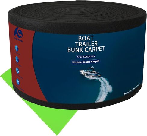 Boat Trailer Bunk Carpet,9/12/16/20/24 inch Marine Carpet for Trailer Bunk Boards,Boat Lift Bunks,Runners,Outdoor Marine Grade Carpet Wear-Resistant Jet Ski Pontoon Bunker Cover in Kuwait