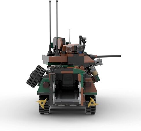 نموذج شاحنة مدرعة عسكرية، 476 قطعة بمقياس 1/35 LAV-25 مجموعة مكعبات بناء مركبة قتال المشاة، نموذج جذعي للسيارة العسكرية للشباب والكبار in Kuwait