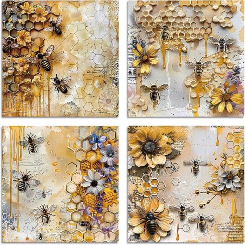 Scrapbook Paper Pad, 24 Sheets Mixture Colored Paper, 6"×6" Holiday Pattern Cardstock Paper Assorted Colors, Scrapbooking Supplies Paper for Junk Journal Craft DIY Photo Album Cottagecore Room Décor in Kuwait