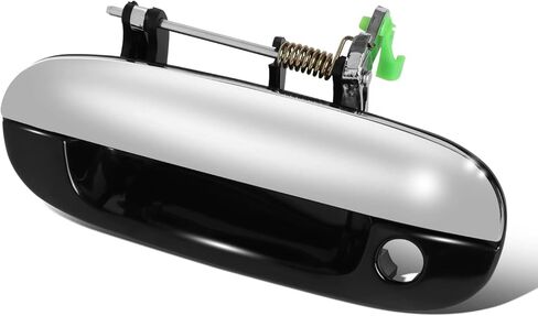 Auto Dynasty Factory Style Front Door Pull Handle Compatible with Buick Rainier Chevy Trailblazer GMC Envoy Isuzu Ascender Oldsmobile Bravada Saab 9-7X 2002-2009, Driver Left Side, Smooth Black in Saudi Arabia