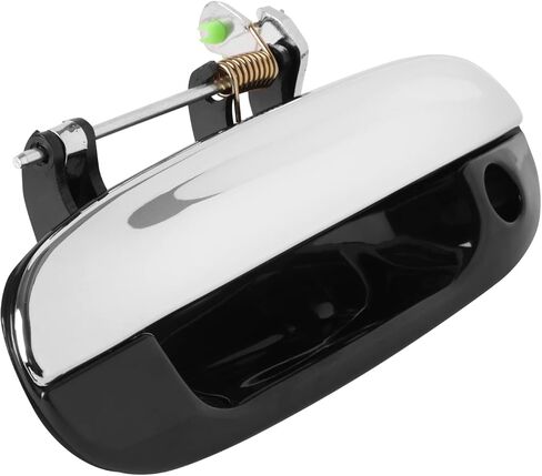 Auto Dynasty Factory Style Front Door Pull Handle Compatible with Buick Rainier Chevy Trailblazer GMC Envoy Isuzu Ascender Oldsmobile Bravada Saab 9-7X 2002-2009, Driver Left Side, Smooth Black in Saudi Arabia