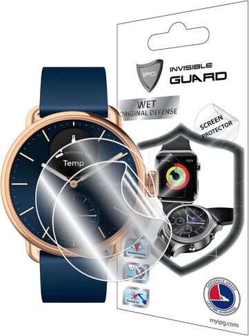 IPG for Withings ScanWatch Nova - Hybrid Smart Watch Hydrogel Screen Protector (2 Units) Invisible HD Clear Film Anti Scratch Guard-Smooth/Self-Healing/Bubble for ScanWatch Nova in Saudi Arabia