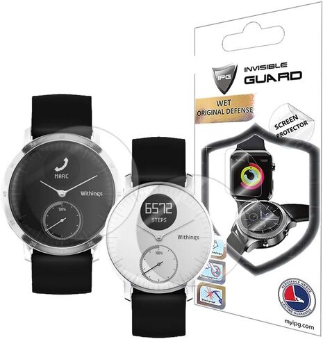 IPG for Withings ScanWatch Nova - Hybrid Smart Watch Hydrogel Screen Protector (2 Units) Invisible HD Clear Film Anti Scratch Guard-Smooth/Self-Healing/Bubble for ScanWatch Nova in Saudi Arabia
