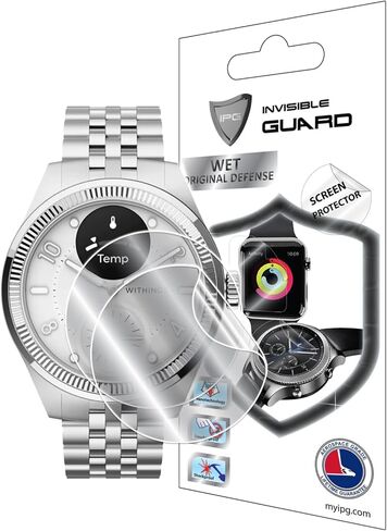 IPG for Withings ScanWatch Nova - Hybrid Smart Watch Hydrogel Screen Protector (2 Units) Invisible HD Clear Film Anti Scratch Guard-Smooth/Self-Healing/Bubble for ScanWatch Nova in Saudi Arabia