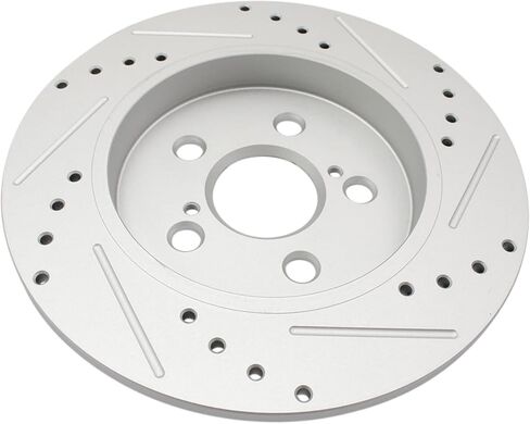TRQ Front and Rear Performance Brake Pad & Rotor Kit Brake Pads Brake Rotors Set Ceramic Premium G-Coated Compatible with 2009-2010 Pontiac Vibe 2014-2019 Toyota Corolla 2009-2013 Matrix in Saudi Arabia